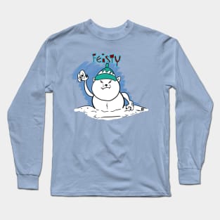 Snow Cat Long Sleeve T-Shirt